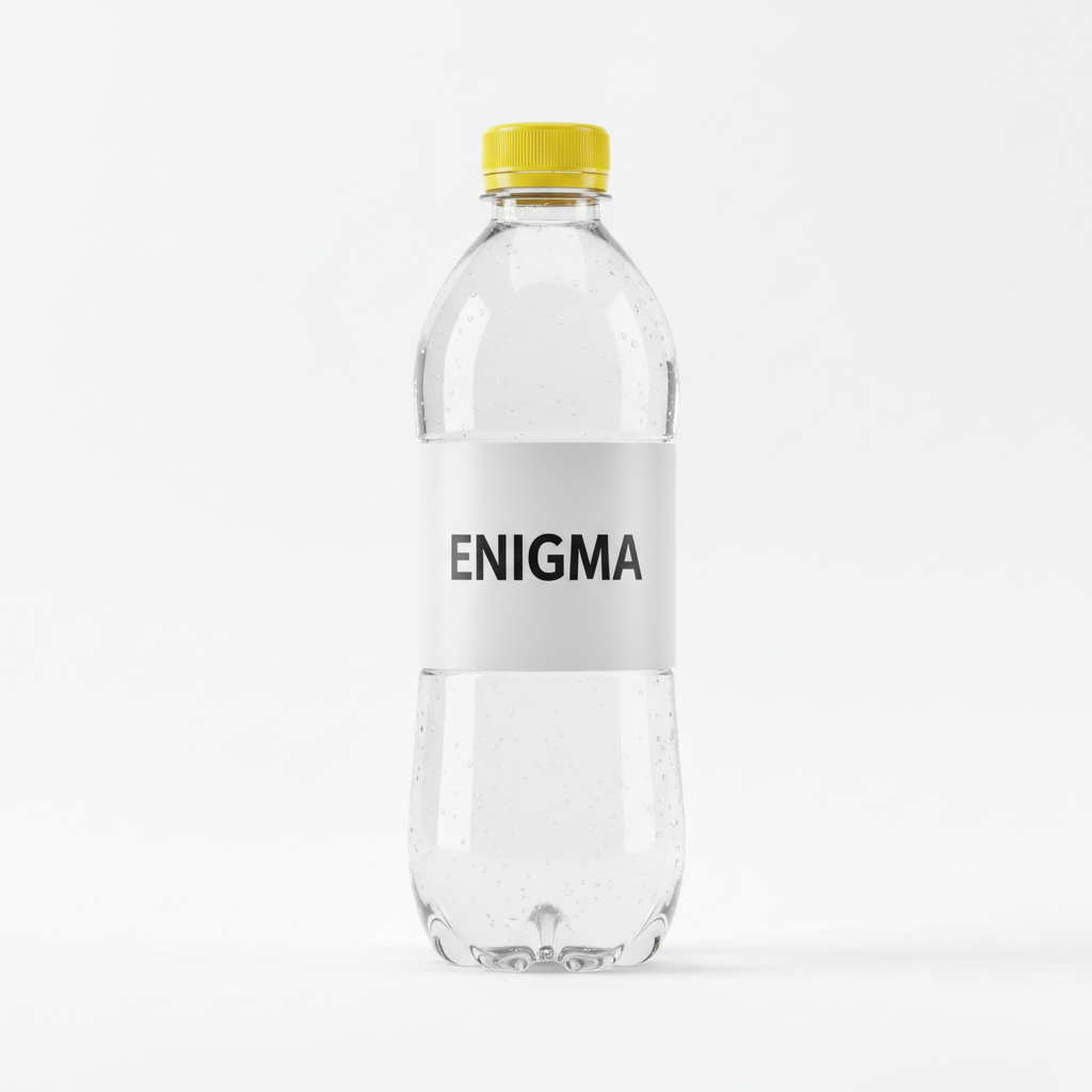 Enigma bottled water