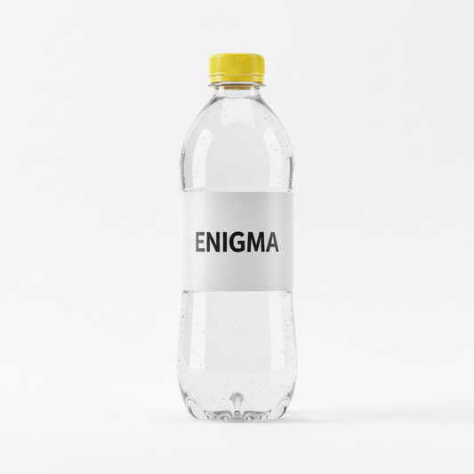 Enigma bottled water